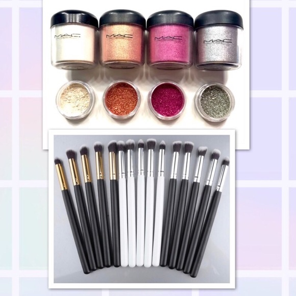 MAC Cosmetics Other - 🔥LAST ONE🔥M•A•C Pigments + Brush Set💎 #72